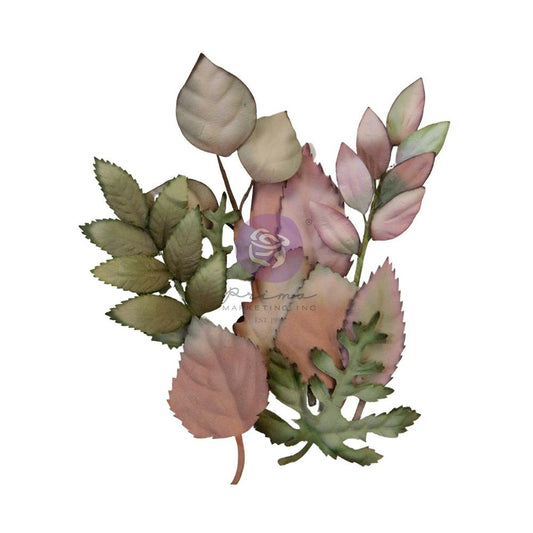 Prima Marketing Mulberry Paper Flowers - Autumn Foilage/Hello Pink Autumn - P655099