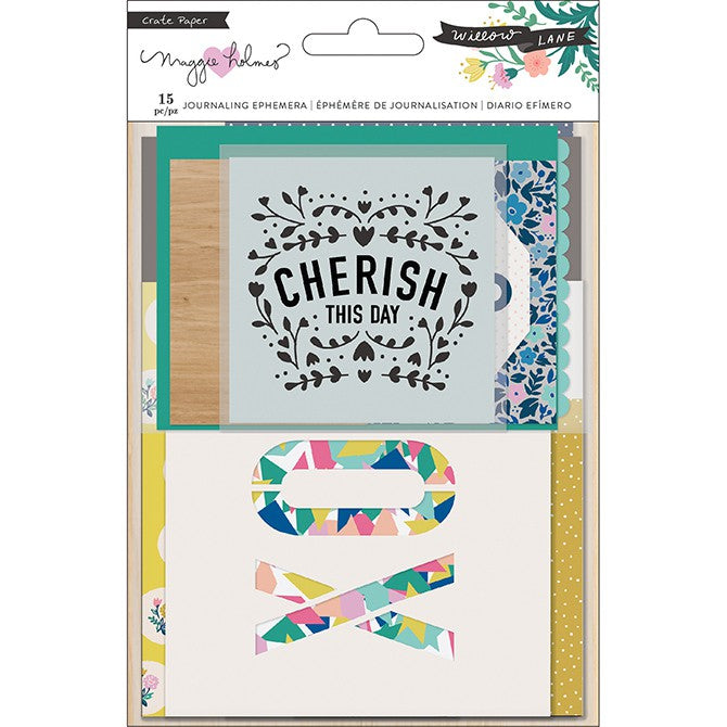 Maggie Holmes Willow Lane Mixed Journaling Ephemera and Embellishments - 344477