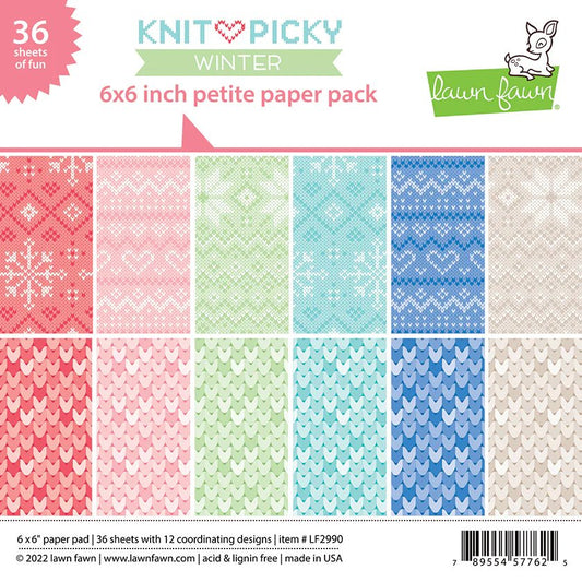 Lawn Fawn Knit Picky Winter Petite Pack - LF2990
