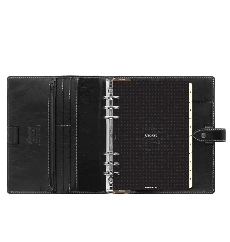 (PRE-ORDER) Filofax Malden A5 Organizer - Black - 028623