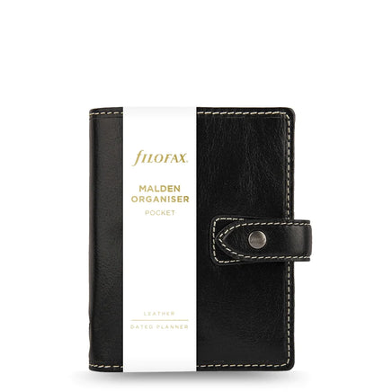 (PRE-ORDER) Filofax Malden Pocket Organizer - Black - 028627