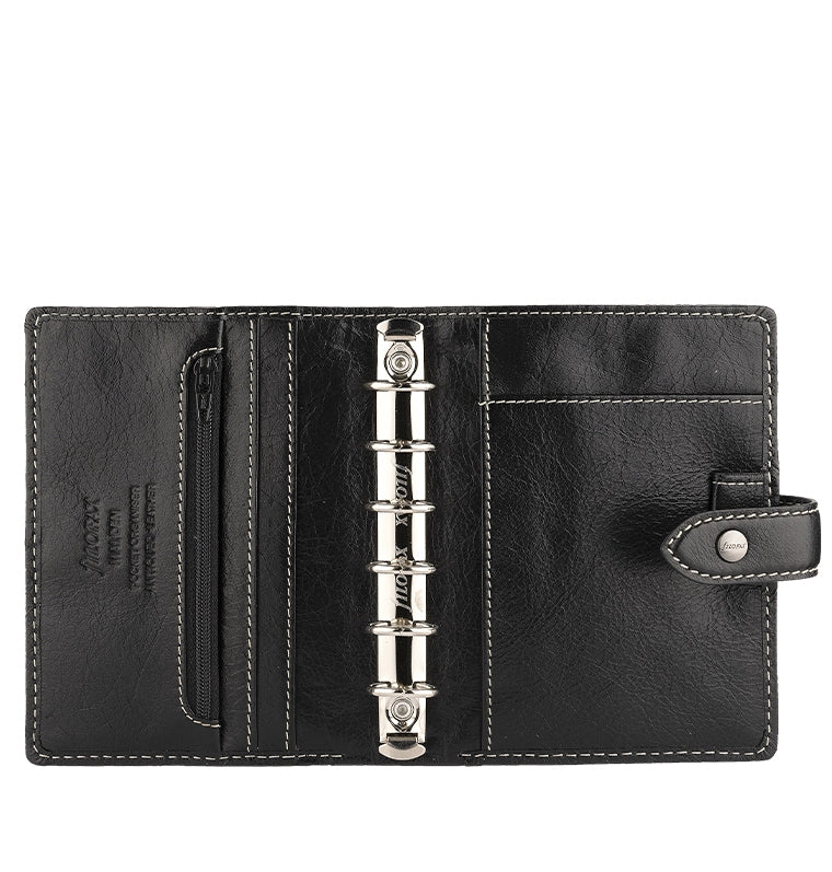 (PRE-ORDER) Filofax Malden Pocket Organizer - Black - 028627