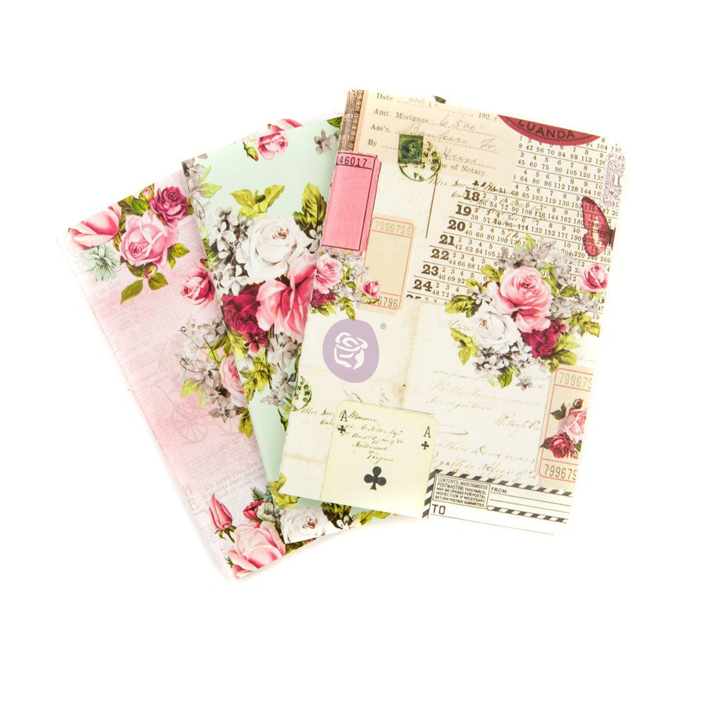 Prima Marketing Misty Rose Passport Size Notebook Inserts - 631468