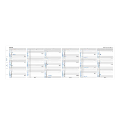 (PRE-ORDER) Filofax Vertical Year Planner - Mini 2024 English
