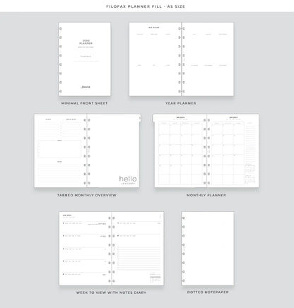 (PRE-ORDER) Filofax Garden A5 Planner Dusk 2024