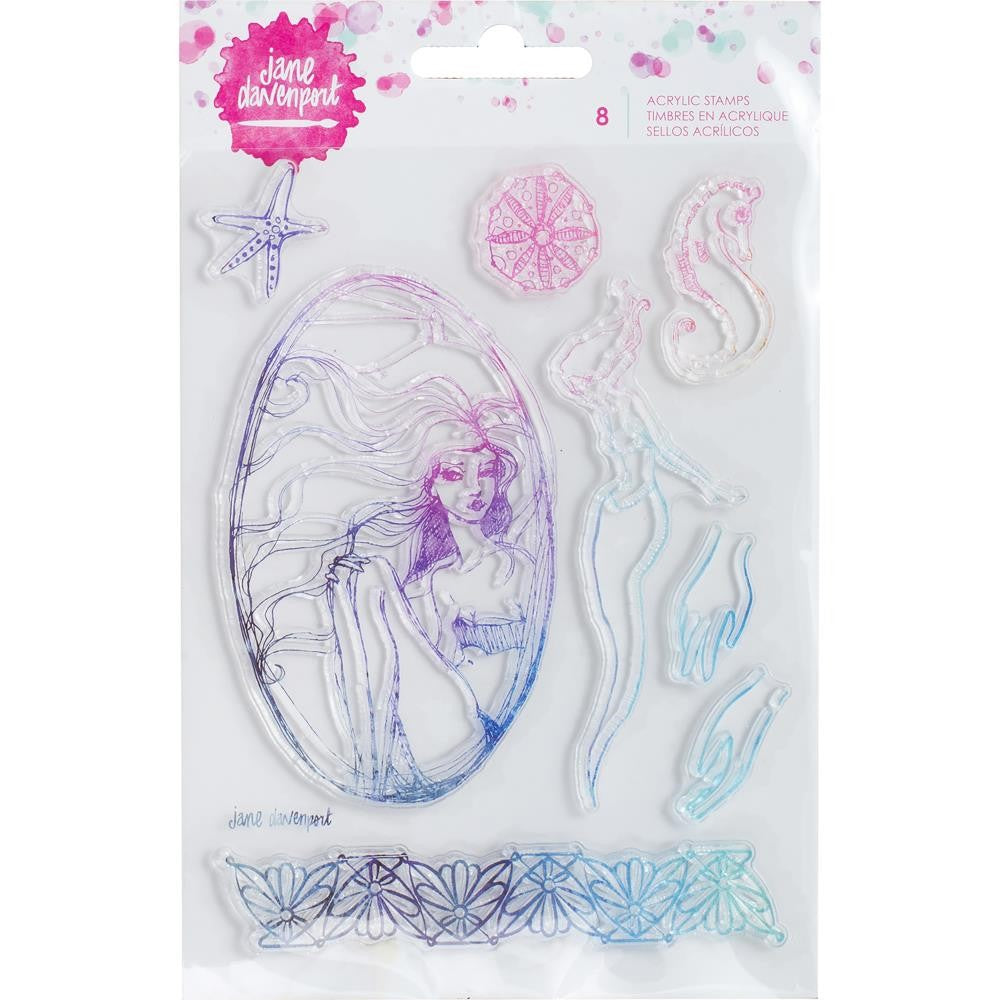 Jane Davenport Mixed Media II Clear Stamps - Mermaid - 320817