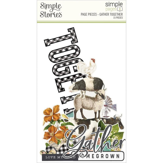 Simple Stories Simple Pages Page Pieces - Gather Together, Farmhouse Garden - FG15031