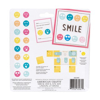 We R Memory Keepers Hello Dreamer Emoji Punch Board and Paper Pad - 660481