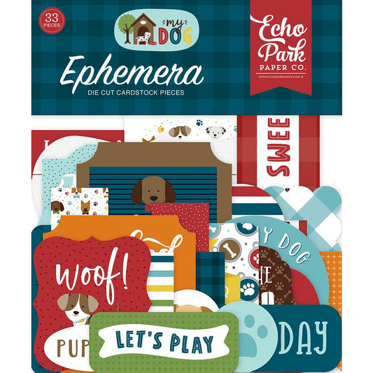 Echo Park Cardstock Ephemera - Icons, My Dog - MD226024