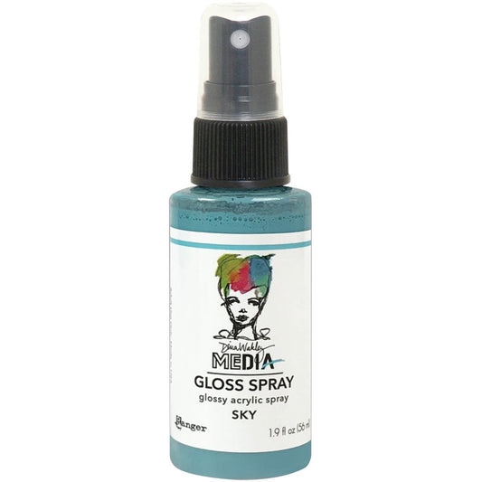 Dina Wakley Media Gloss Sprays 2oz - Sky - MDO 73789