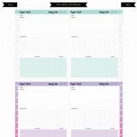 Mambi Happy Planner Project Fill Paper – BIG - FILB-06