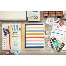 Webster's Pages 12 month 2018 Calendar Striped Composition Notebook - NP202