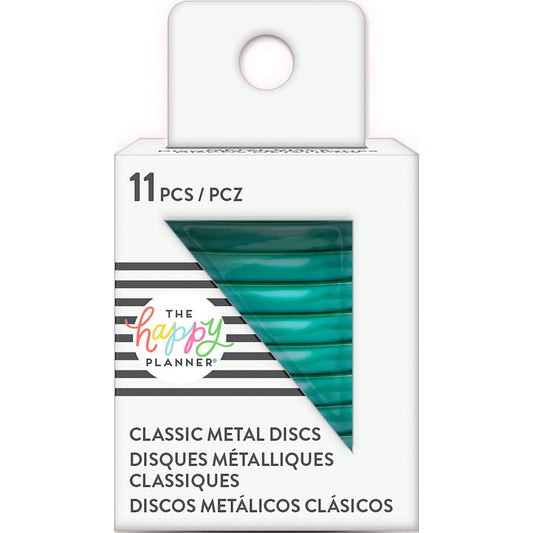 Me and My Big Ideas Happy Planner METAL Medium Discs – Teal - RINDR-05