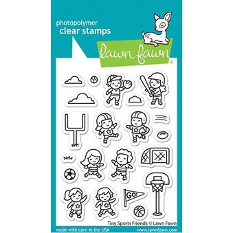 Lawn Fawn Tiny Sports Friends Stamps - LF2865