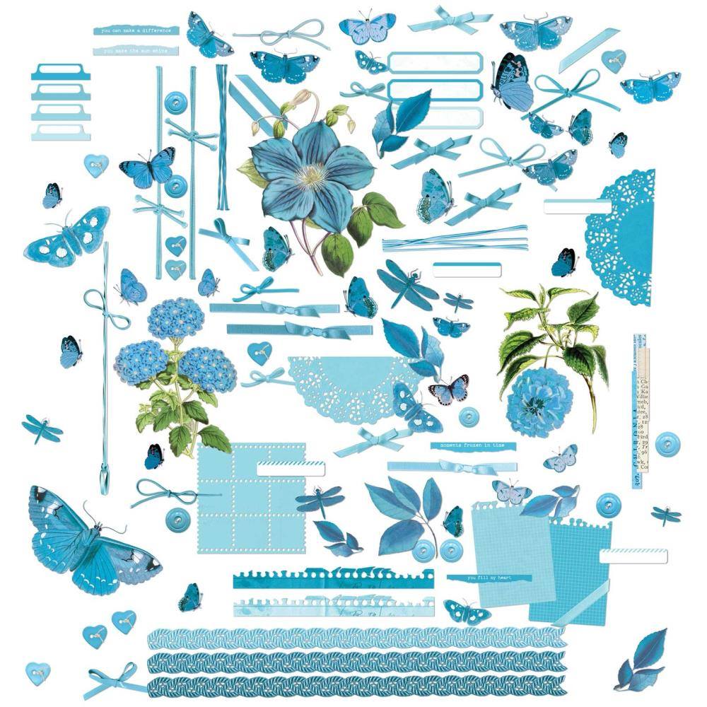 49 & Market Color Swatch: Ocean Laser Cut Outs Elements - CSO41275