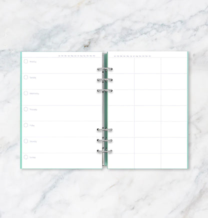 Filofax Undated Week to View Diary Refill - A5 - 345000