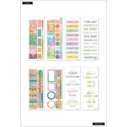 MAMBI Happy Planner COLORFUL DESERT 8 STICKER SHEETS - SP3H8-019