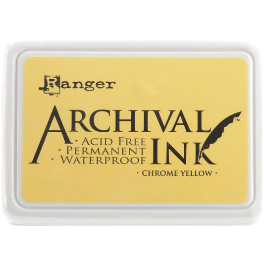 Ranger Archival Ink Pad - Chrome Yellow - AIP 30591