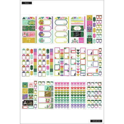 MAMBI Happy Planner Mini Value Pack Stickers - Jungle Vibes - SP1H30-103