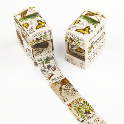 49 And Market Washi Tape Roll - Postage Stamp -Curators Meadow - CM36745