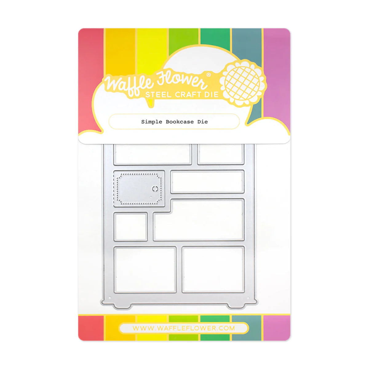 Waffle Flower x Galina Filippenko Simple Bookcase Die - 421566