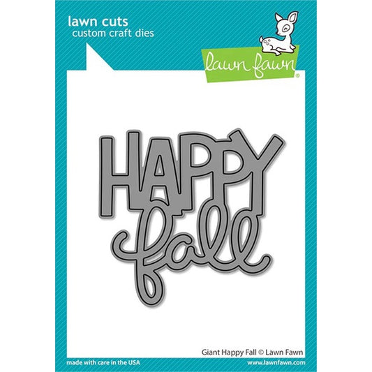 Lawn Fawn Giant Happy Fall - LF2969