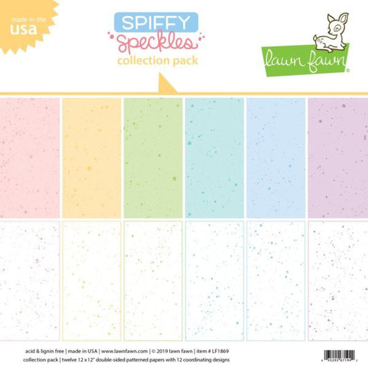 Lawn Fawn Spiffy Speckles Collection Paper Pack - LF1869