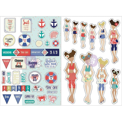 Prima Marketing Julie Nutting Planner Stickers-July - 911904