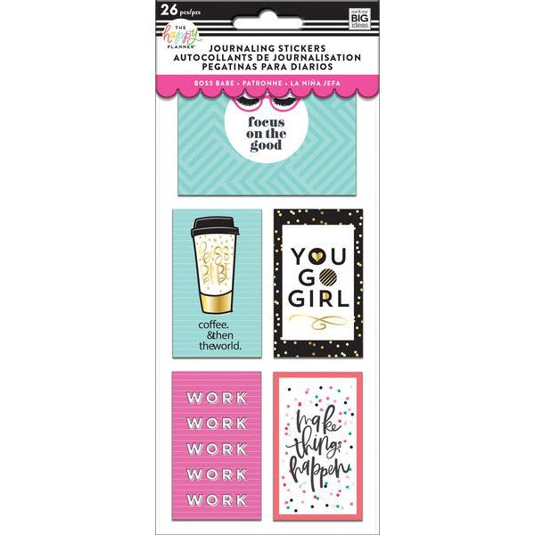 Mambi Journaling (Flip) Stickers – Boss Babe - PFLIP-06