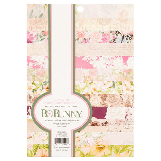 BoBunny Paper Pad 6"X8" - Garden Grove - 7310996