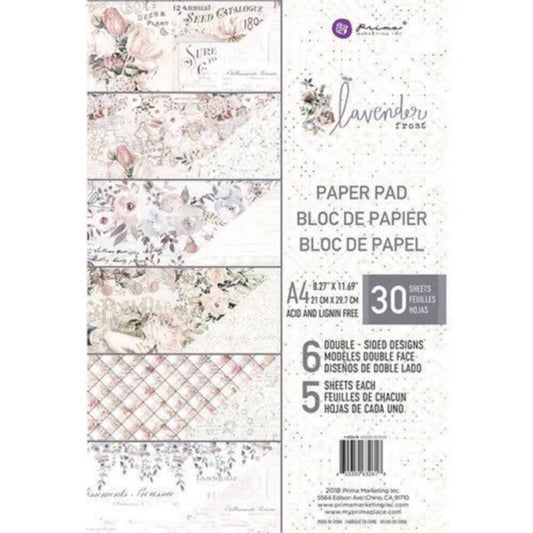Prima Marketing Lavender Frost A4 Paper Pad - 634618