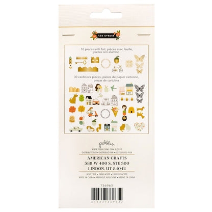 Jen Hadfield The Avenue Ephemera - Icons W/Foil Accents - 736963