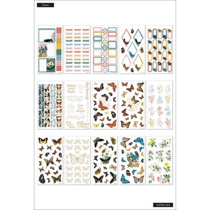 MAMBI Happy Planner PAPILLON 30 SHEET STICKER VALUE PACK - SVP130-064