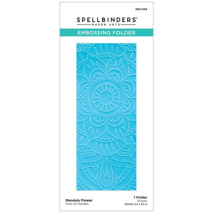 Spellbinders Embossing Folder - Mandala Flower - Be Bold - SES034
