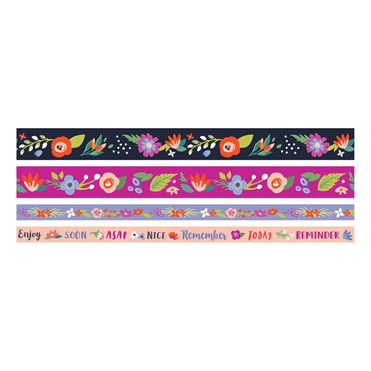 We R Memory Keepers - Washi Tape - Dark Floral - 660652