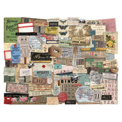 Tim Holtz Idea-Ology Ephemera Pack 102 Pc - Memoir - TH94221