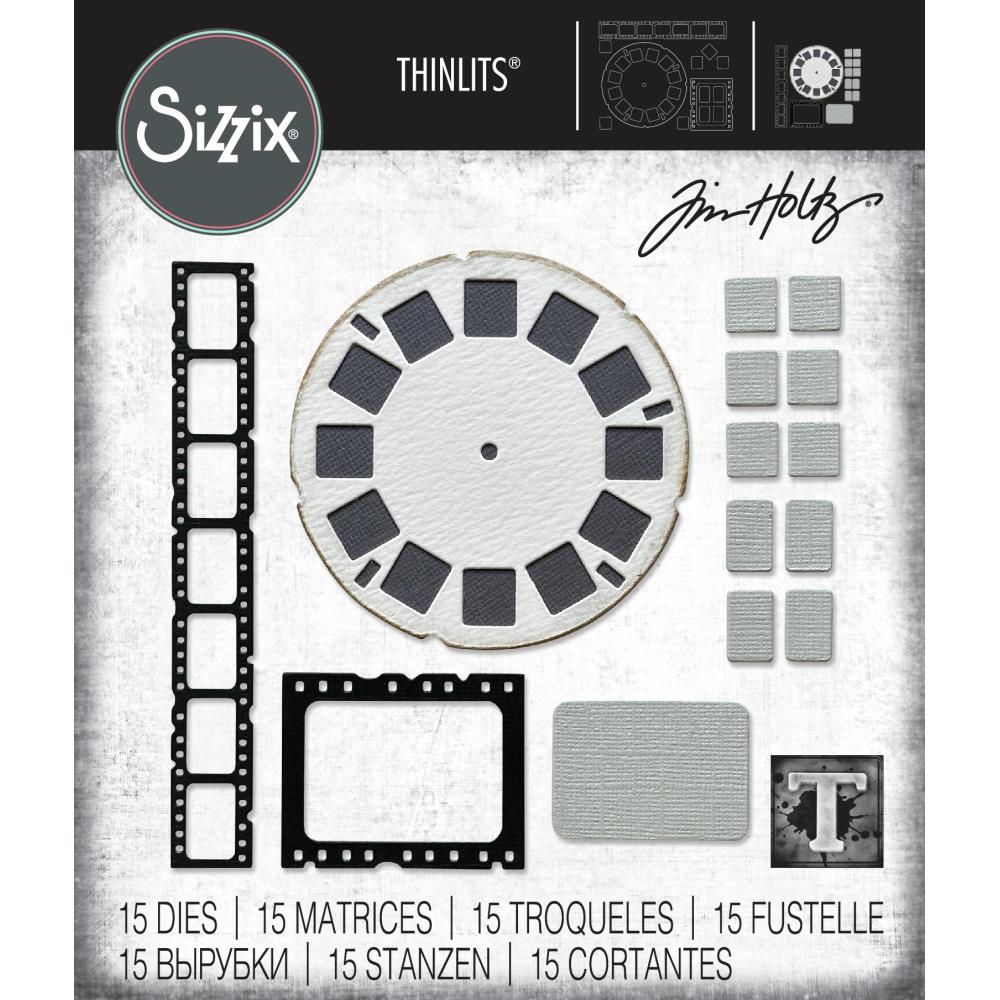 Sizzix Thinlits Dies By Tim Holtz 15/Pkg - 666602