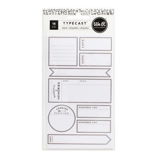 We R Memory Keepers Typecast™ Large Labels - 310283