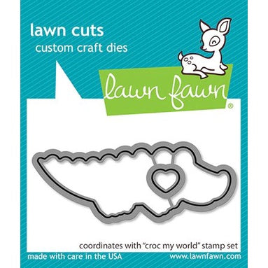 Lawn Fawn Croc My World - Lawn Cuts - LF2725