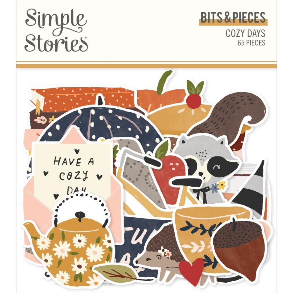 Simple Stories Cozy Days Bits & Pieces Ephemera - COZ13516