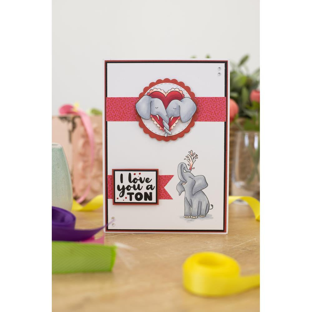 Crafter's Companion Clear Acrylic Stamps - Huge Birthday Wishes - CCSTHUBW