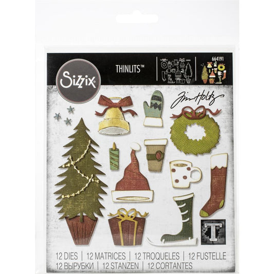 Sizzix Thinlits Dies By Tim Holtz Festive Things - 664191