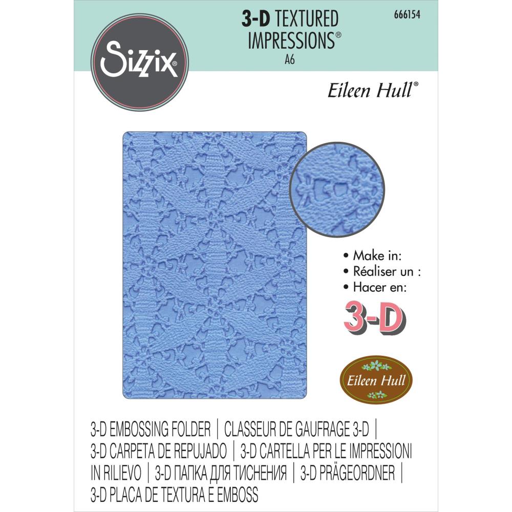 Sizzix 3D Textured Impressions By Eileen Hull Tablecloth - 666154