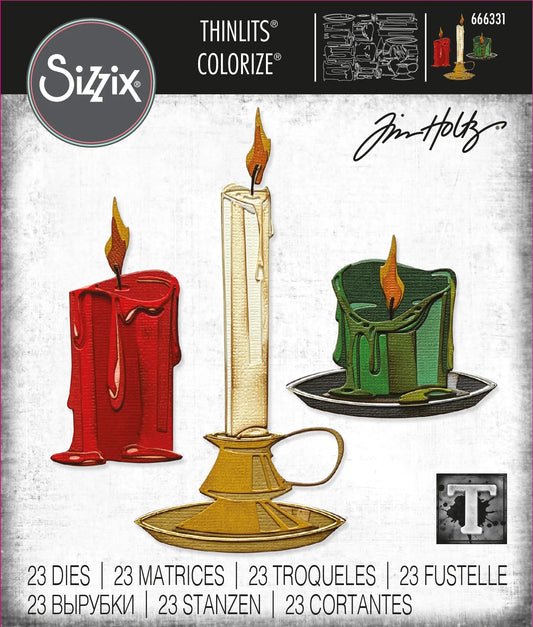 Sizzix Thinlits Dies By Tim Holtz Candleshop Colorize - 666331
