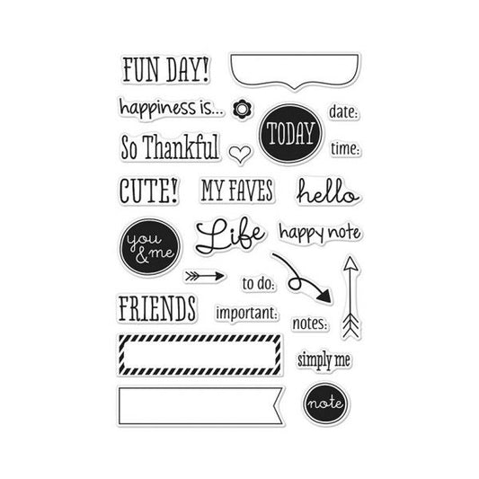 Hero Arts Fun Day Planner Clear Stamps - CM117