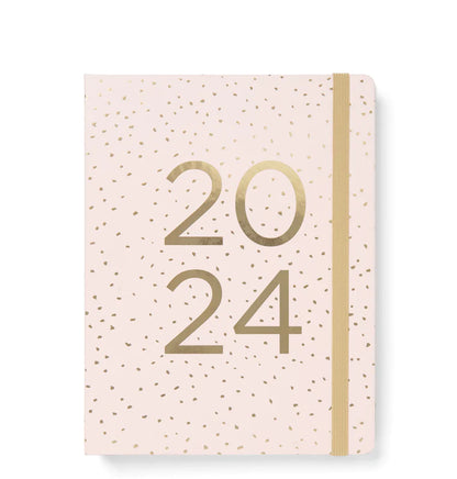 (PRE-ORDER) Filofax Confetti A5 Planner Rose Quartz 2024