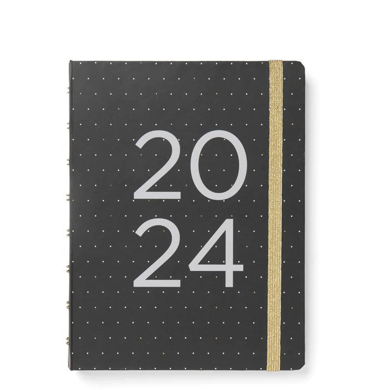 (PRE-ORDER) Filofax Moonlight A5 Planner Black 2024