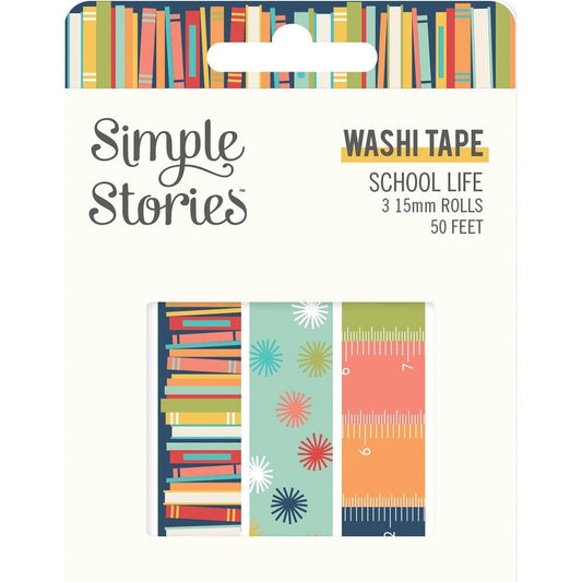 Simple Stories School Life Washi Tape 3 Pc - SLI14924