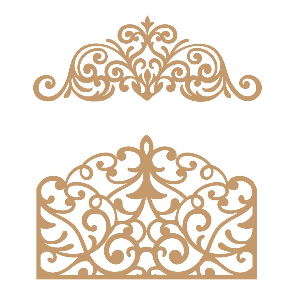 Prima Marketing Laser Cut Chipboard - Flourish Gate - 647339