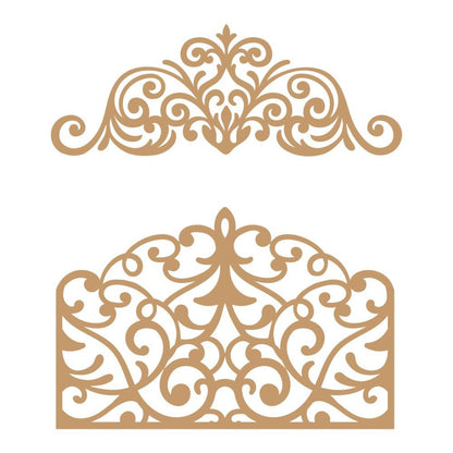 Prima Marketing Laser Cut Chipboard - Flourish Gate - 647339